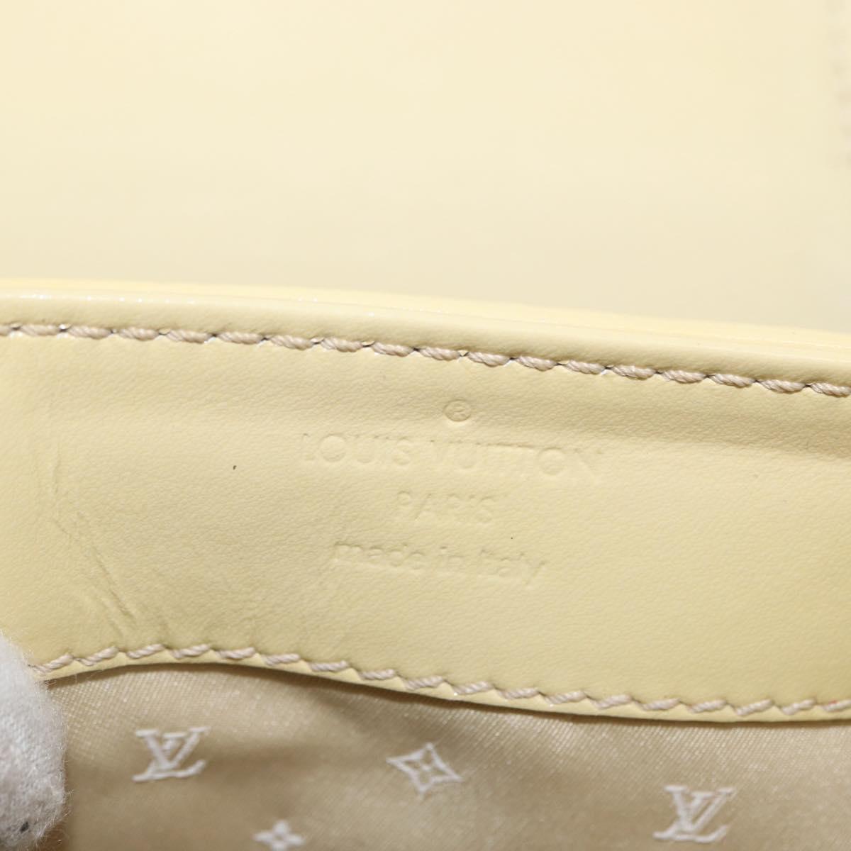 LOUIS VUITTON Cruise line Sac Bicolor Hand Bag Enamel Yellow M92547 Auth ep13148