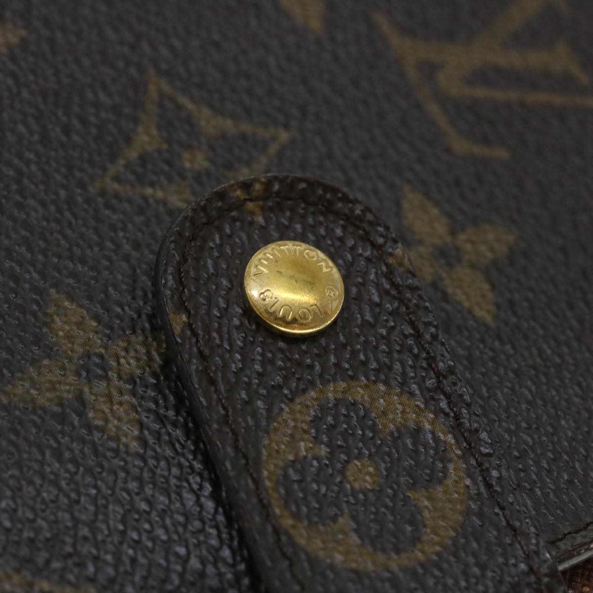 LOUIS VUITTON Monogram Porte Papier Zip Wallet M61207 LV Auth ep1315