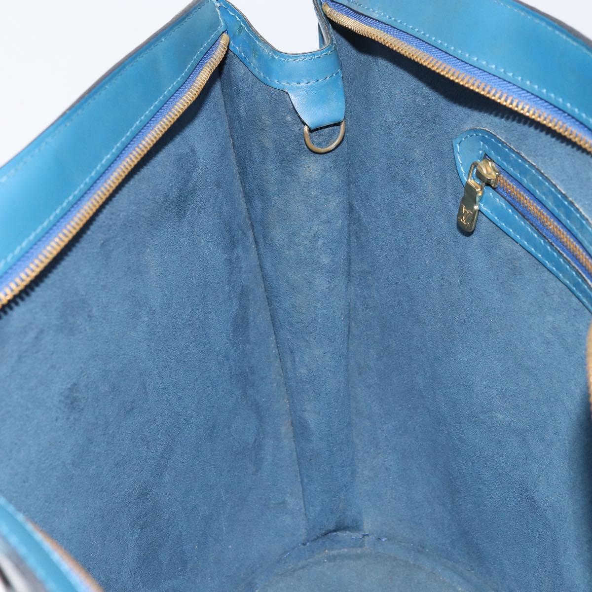 LOUIS VUITTON Epi Saint Jacques Shopping Shoulder Bag Blue M52275 Auth ep13153