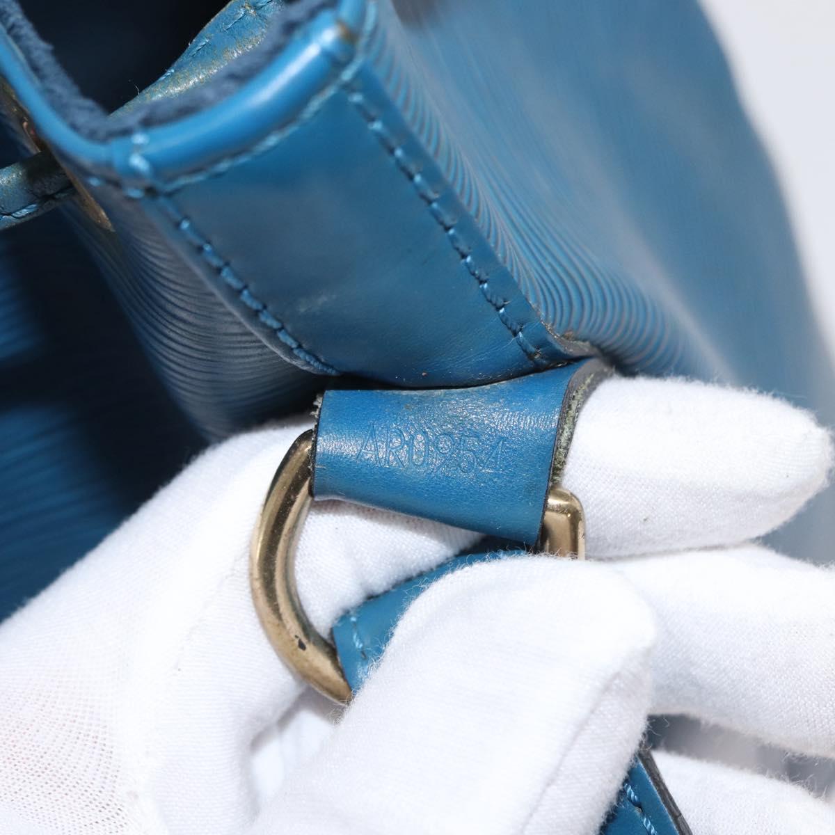 LOUIS VUITTON Epi Noe Shoulder Bag Toledo Blue M44005 LV Auth ep13154