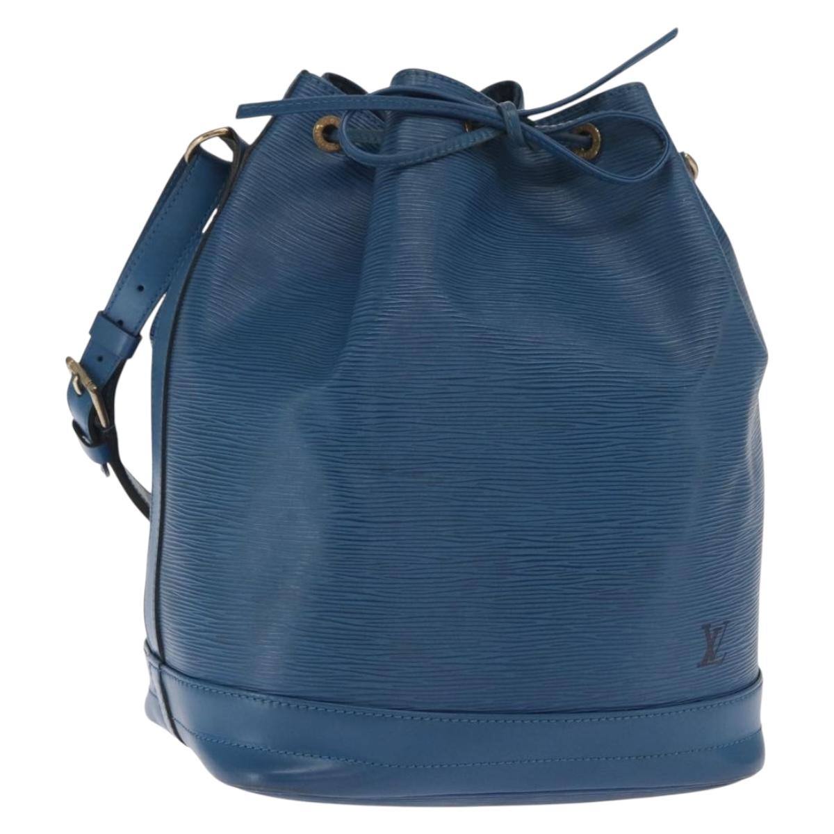 LOUIS VUITTON Epi Noe Shoulder Bag Toledo Blue M44005 LV Auth ep13154