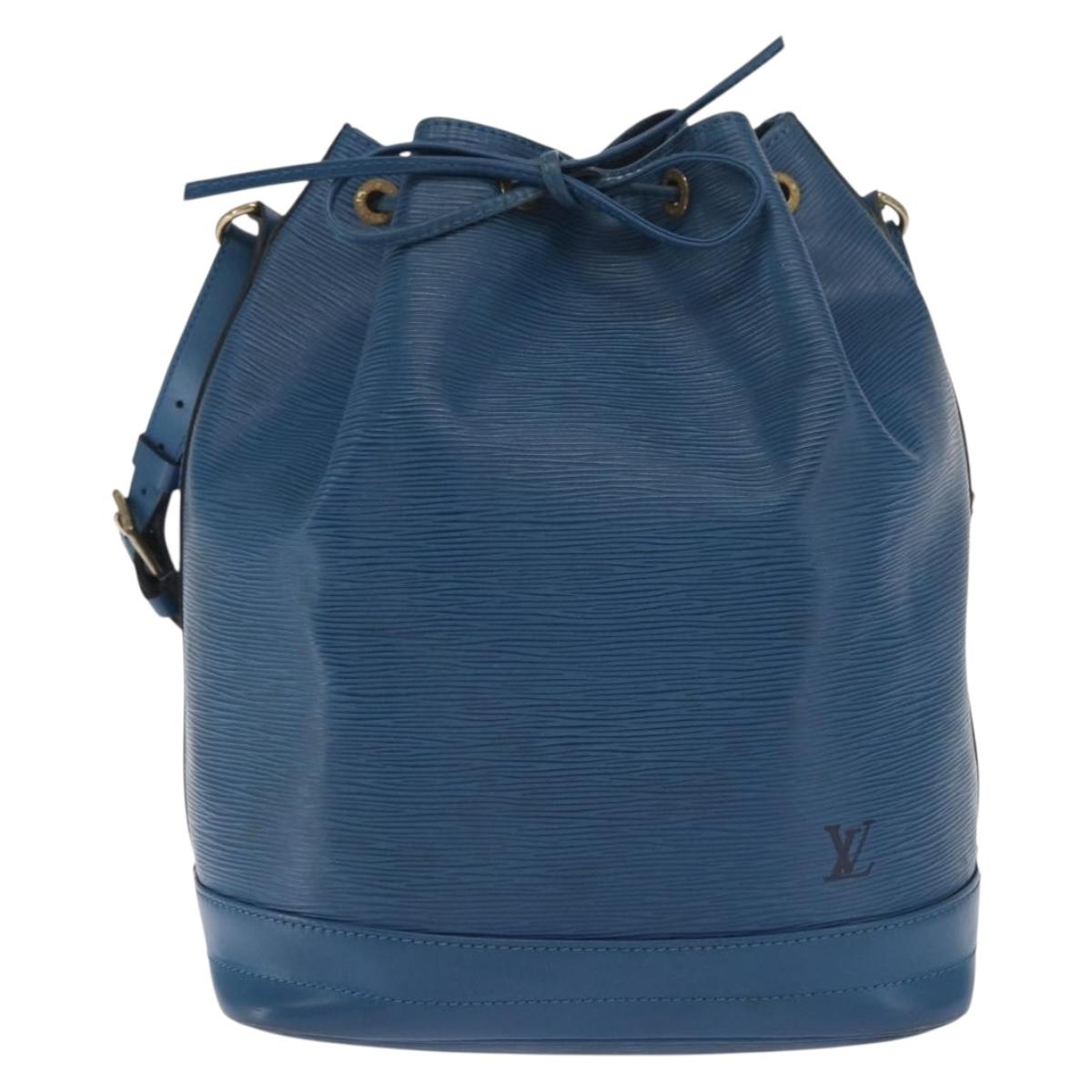 LOUIS VUITTON Epi Noe Shoulder Bag Toledo Blue M44005 LV Auth ep13154