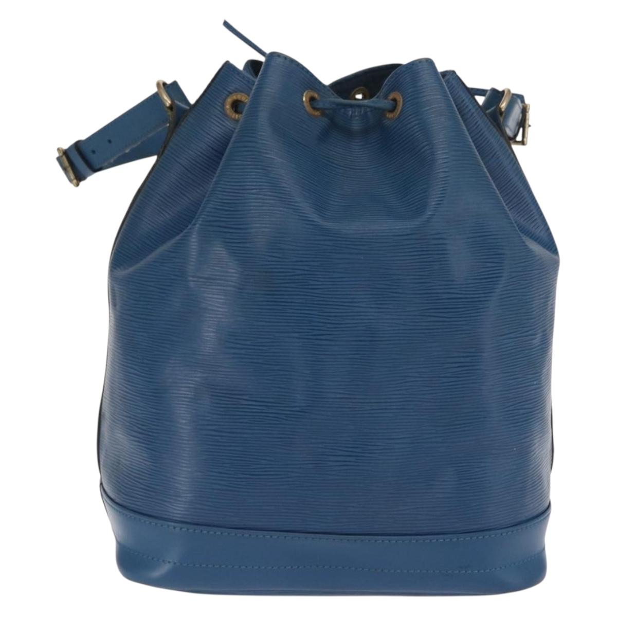 LOUIS VUITTON Epi Noe Shoulder Bag Toledo Blue M44005 LV Auth ep13154
