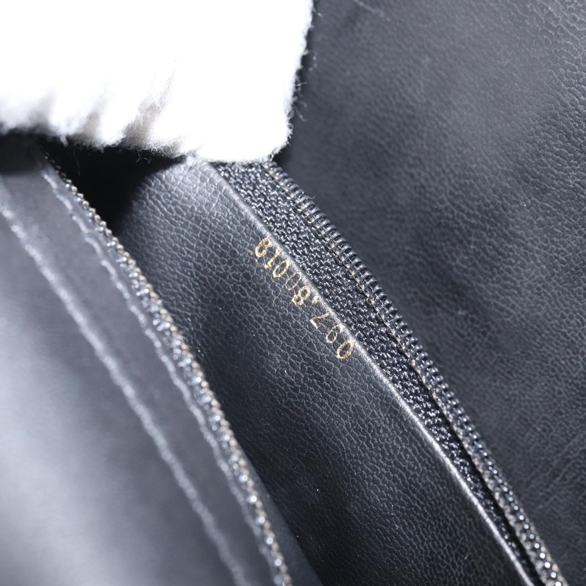 FENDI Pecan Canvas Shoulder Bag Black Auth ep13179