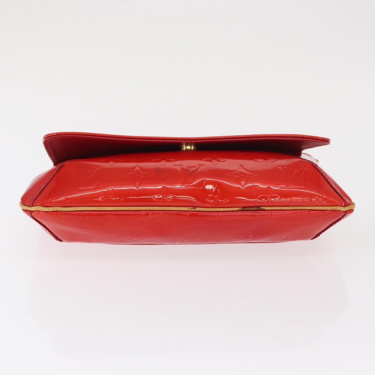 LOUIS VUITTON Monogram Vernis Thompson Street Bag Red M91094 LV Auth ep13184