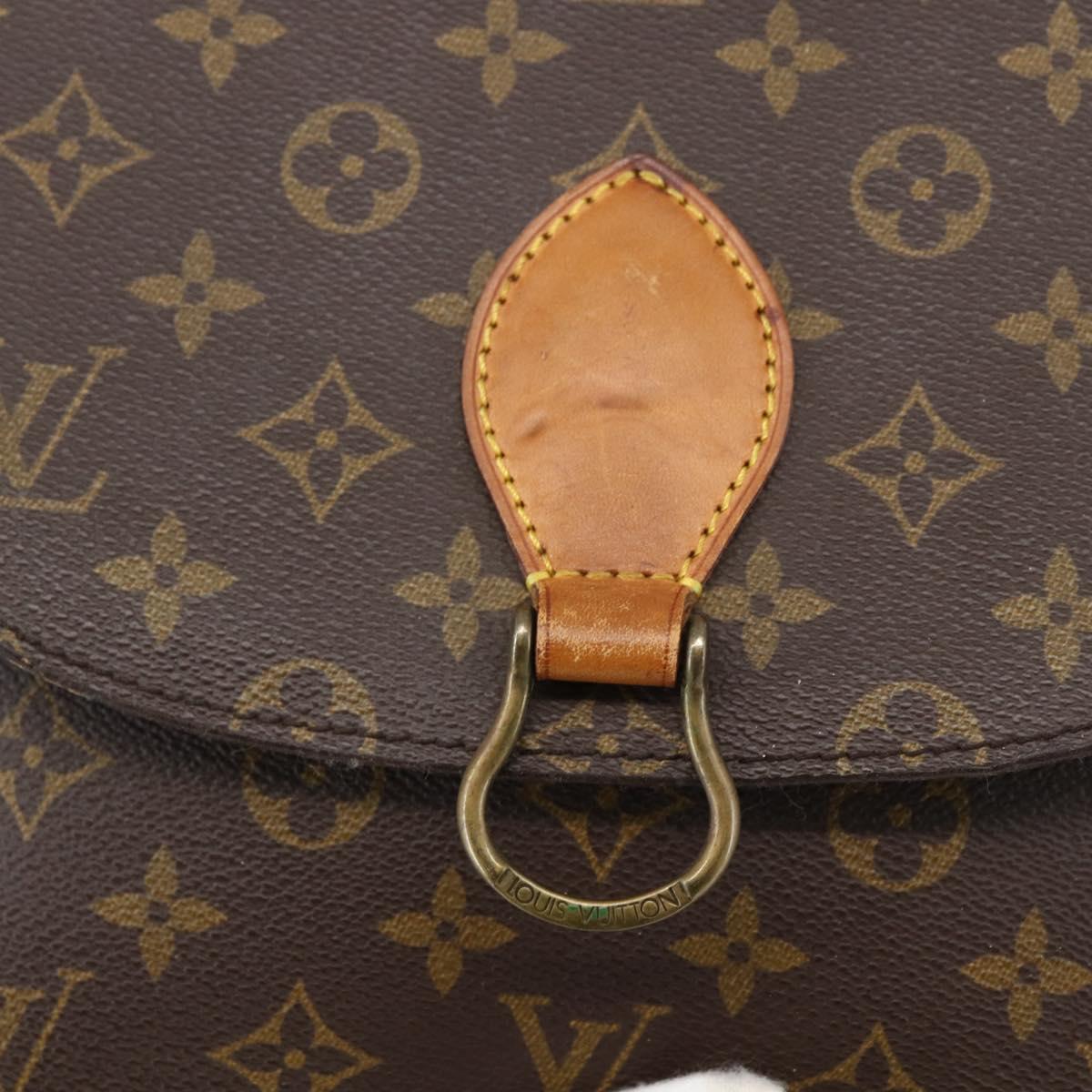 LOUIS VUITTON Monogram Saint Cloud GM Shoulder Bag M51242 LV Auth ep13201
