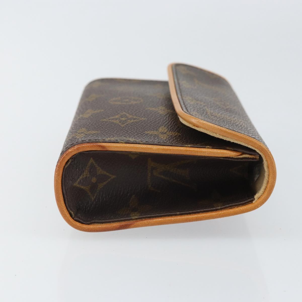 LOUIS VUITTON Monogram Pochette Florentine Waist bag M51855 LV Auth ep13215
