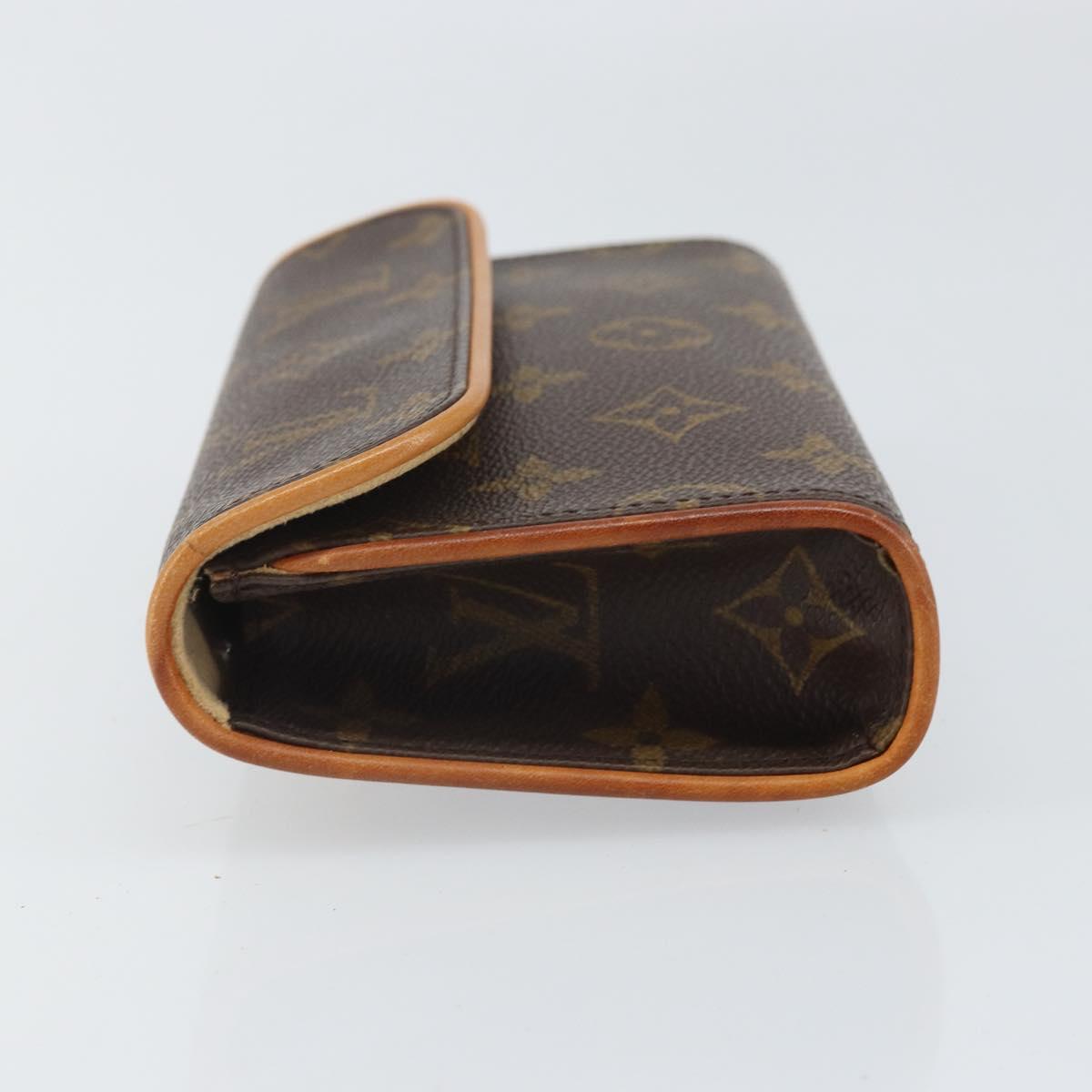 LOUIS VUITTON Monogram Pochette Florentine Waist bag M51855 LV Auth ep13215