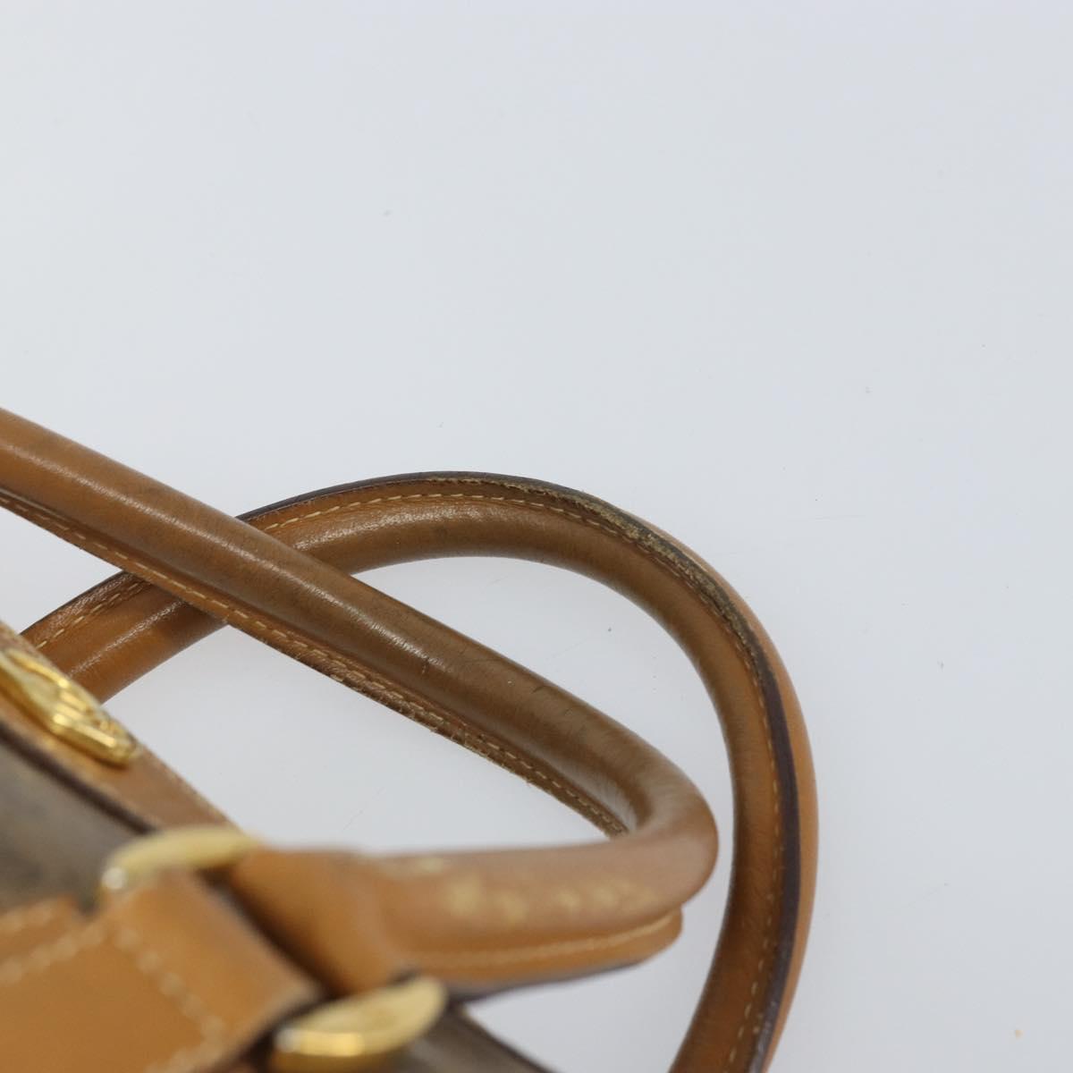 GUCCI Micro GG Supreme Boston Bag PVC Beige Gold 002 58 0165 Auth ep13225