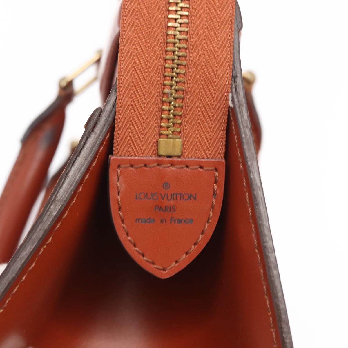 LOUIS VUITTON Epi Riviera Hand Bag Brown M48183 LV Auth ep13237