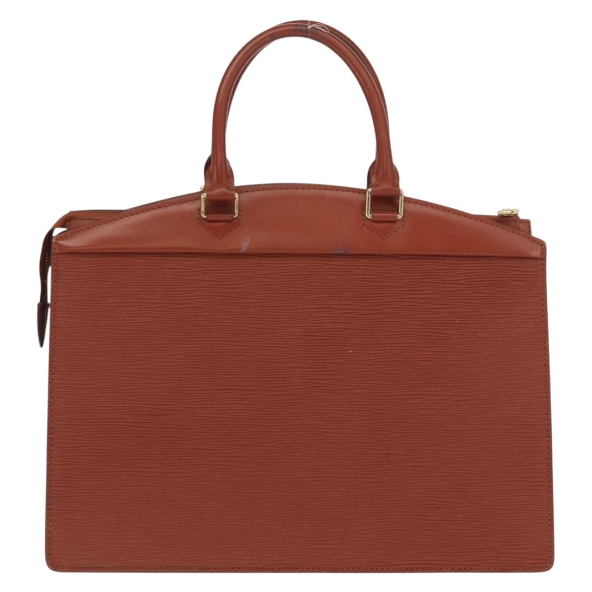 LOUIS VUITTON Epi Riviera Hand Bag Brown M48183 LV Auth ep13237