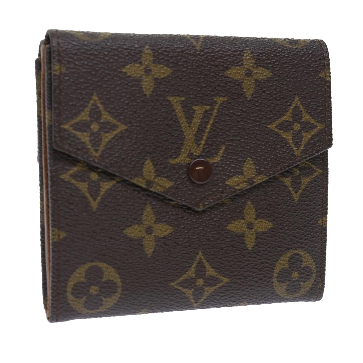 LOUIS VUITTON Monogram Porte Monnaie Bier Cartes Crdit Wallet M61652 Auth ep1325