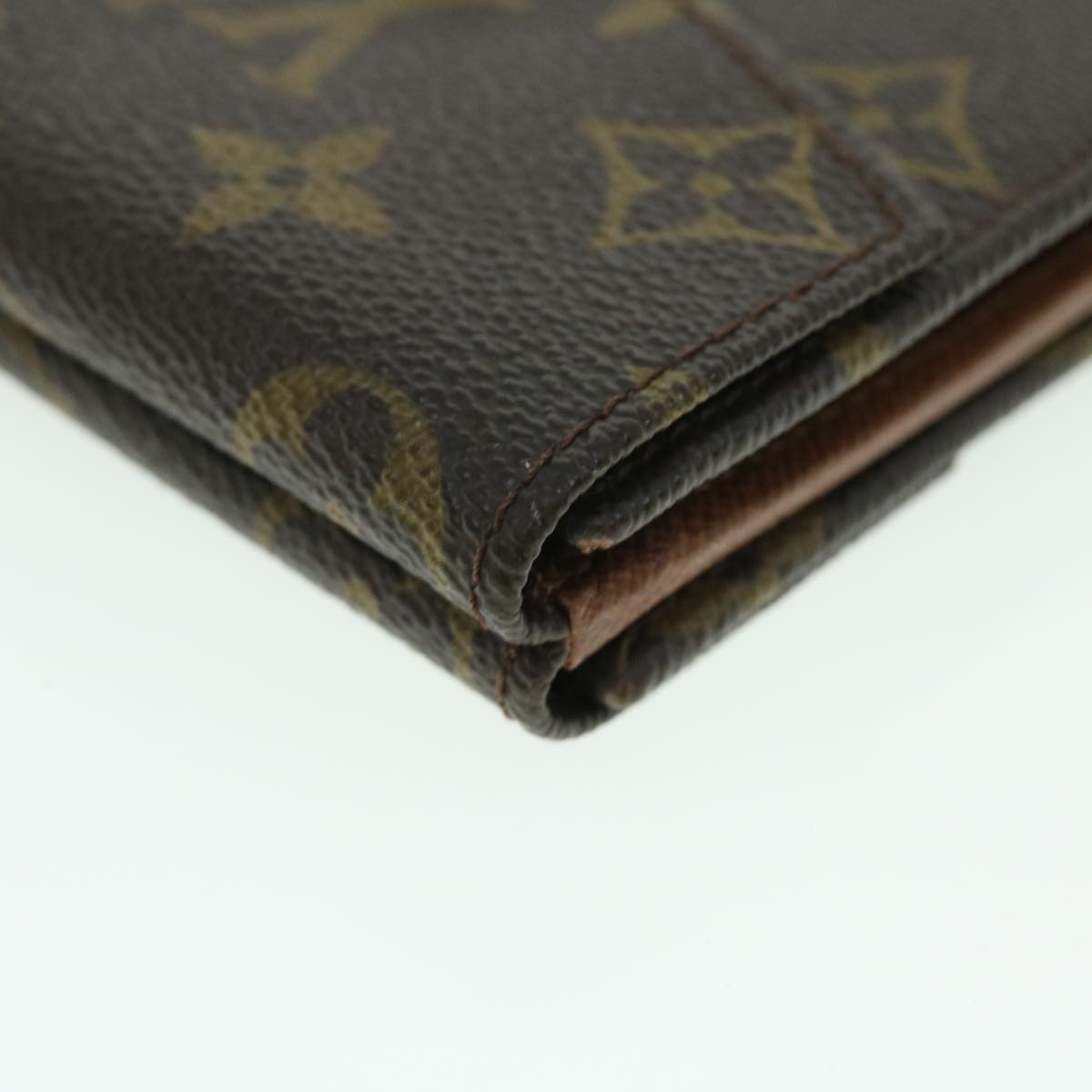 LOUIS VUITTON Monogram Porte Monnaie Bier Cartes Crdit Wallet M61652 Auth ep1325