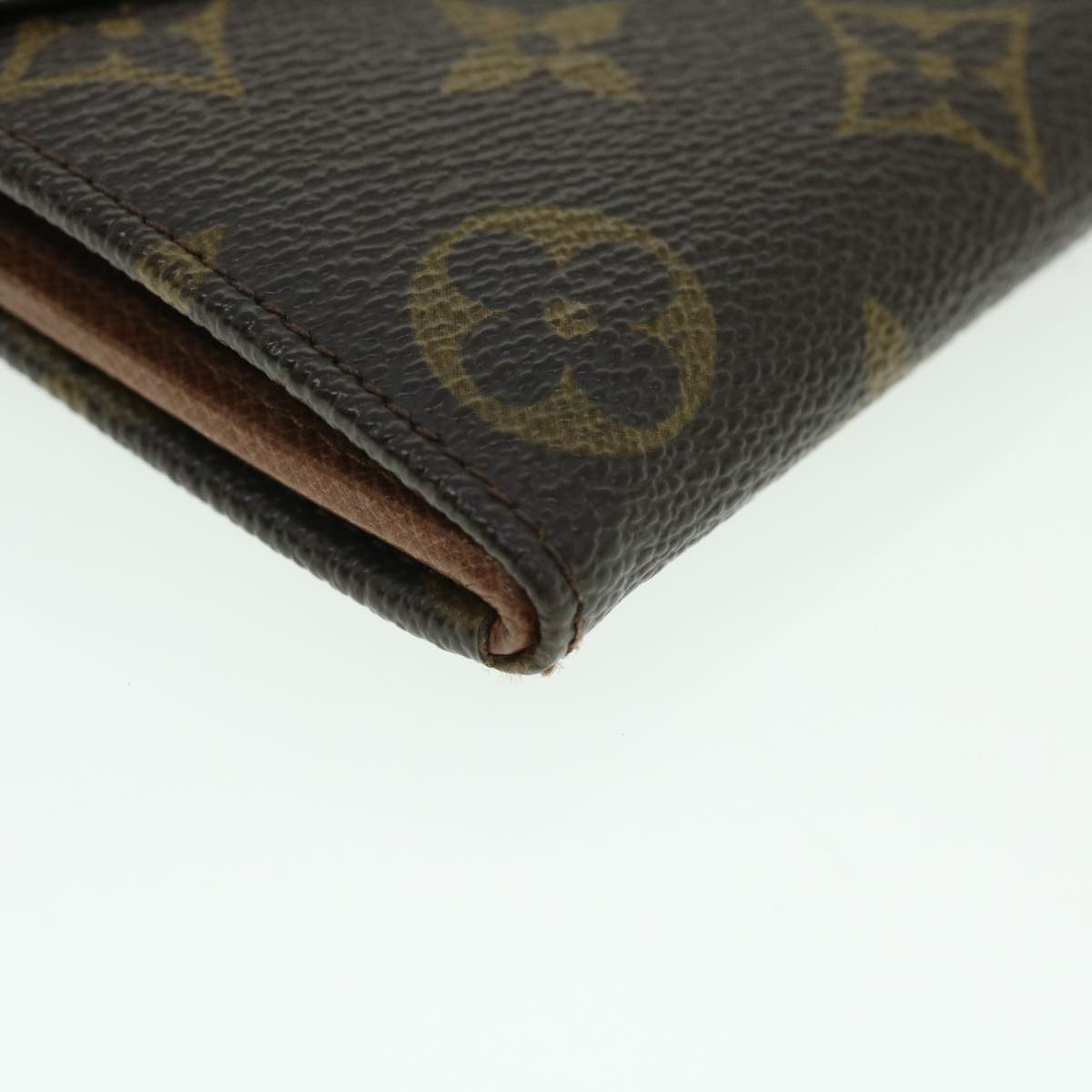 LOUIS VUITTON Monogram Porte Monnaie Bier Cartes Crdit Wallet M61652 Auth ep1325