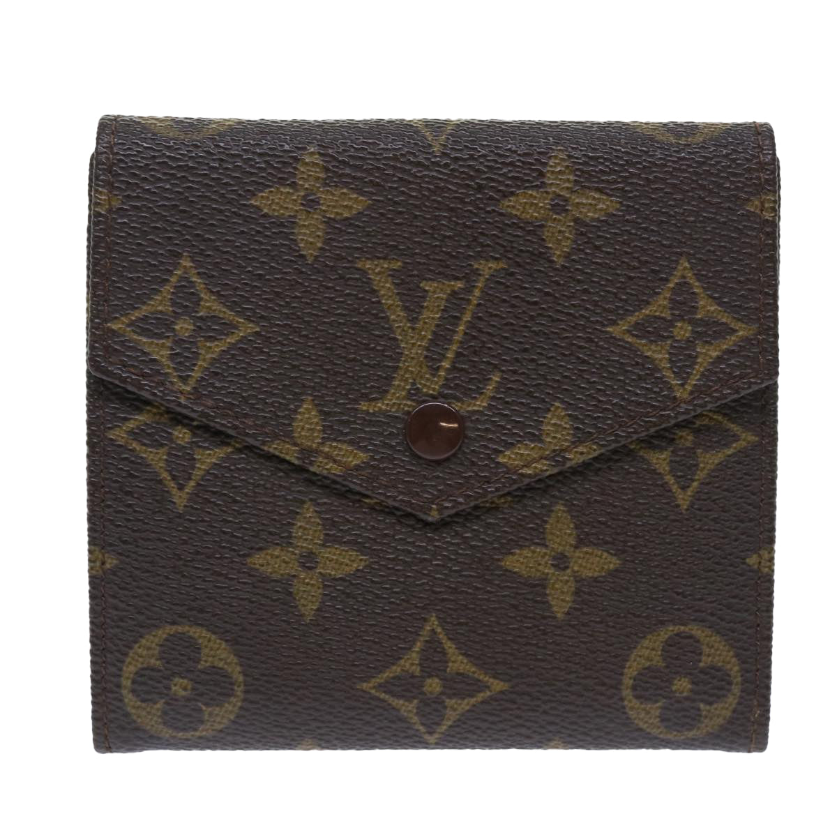 LOUIS VUITTON Monogram Porte Monnaie Bier Cartes Crdit Wallet M61652 Auth ep1325