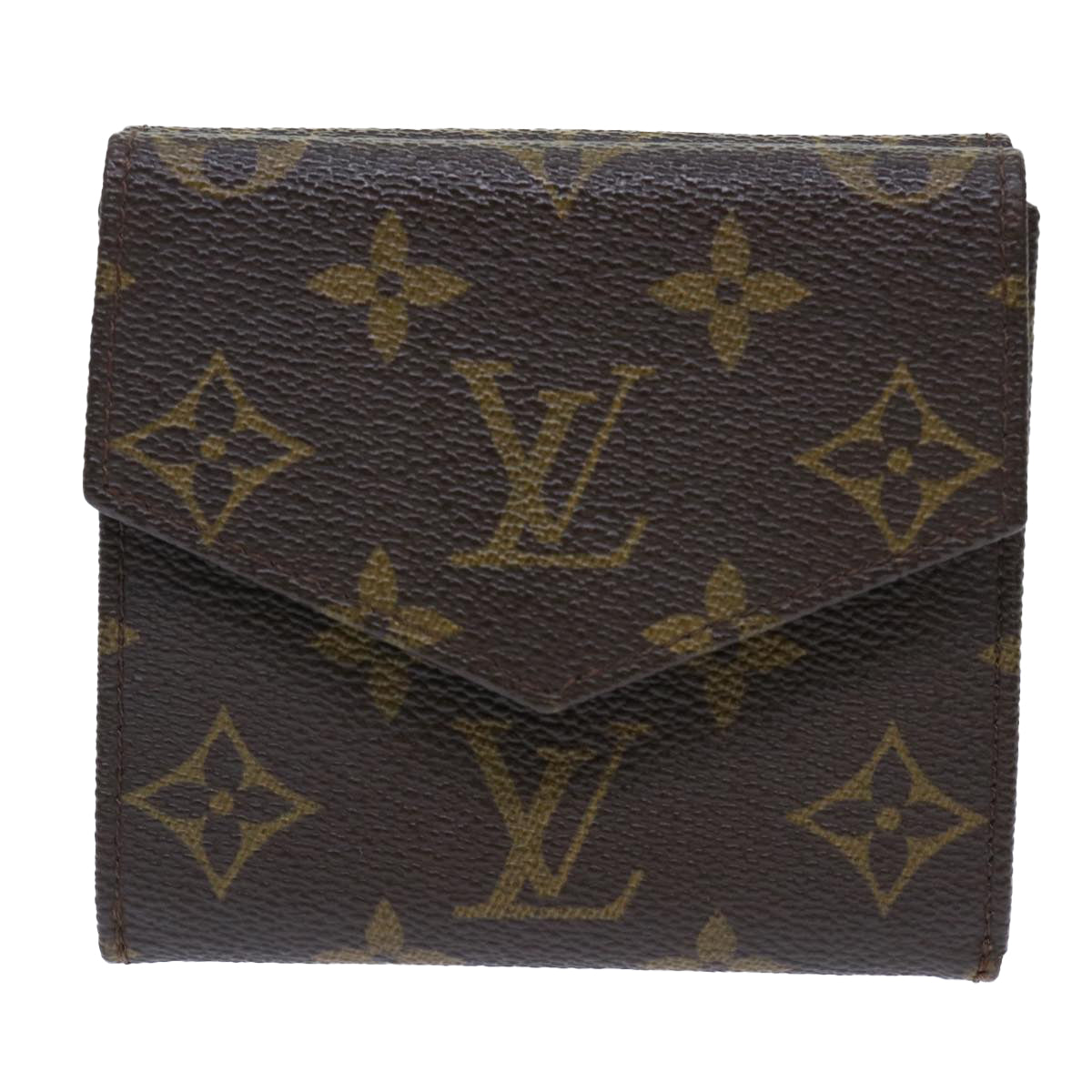 LOUIS VUITTON Monogram Porte Monnaie Bier Cartes Crdit Wallet M61652 Auth ep1325