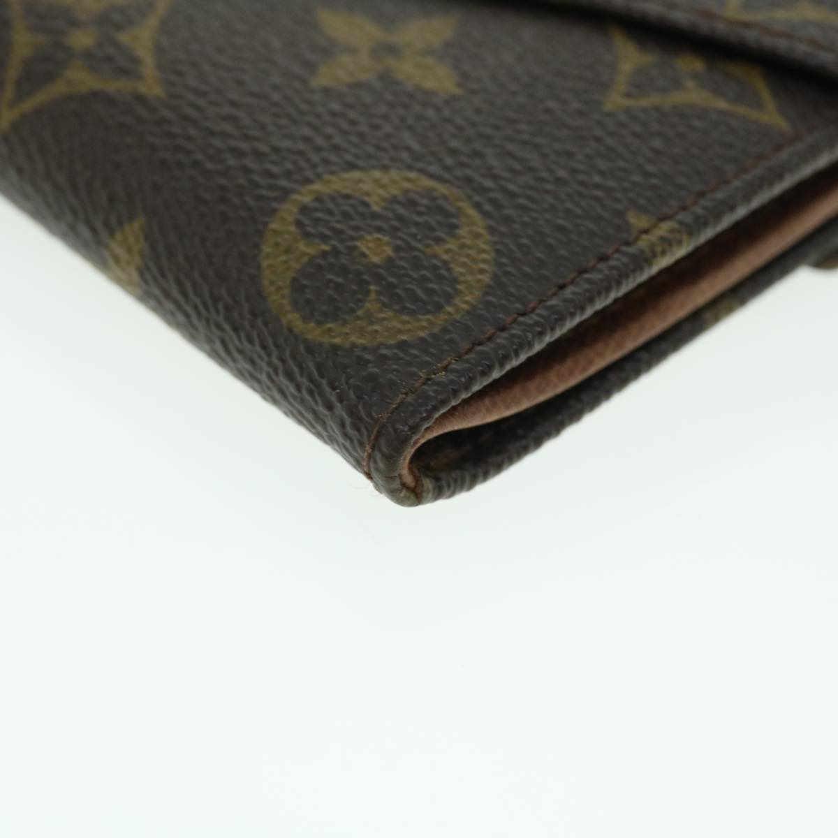 LOUIS VUITTON Monogram Porte Monnaie Bier Cartes Crdit Wallet M61652 Auth ep1325