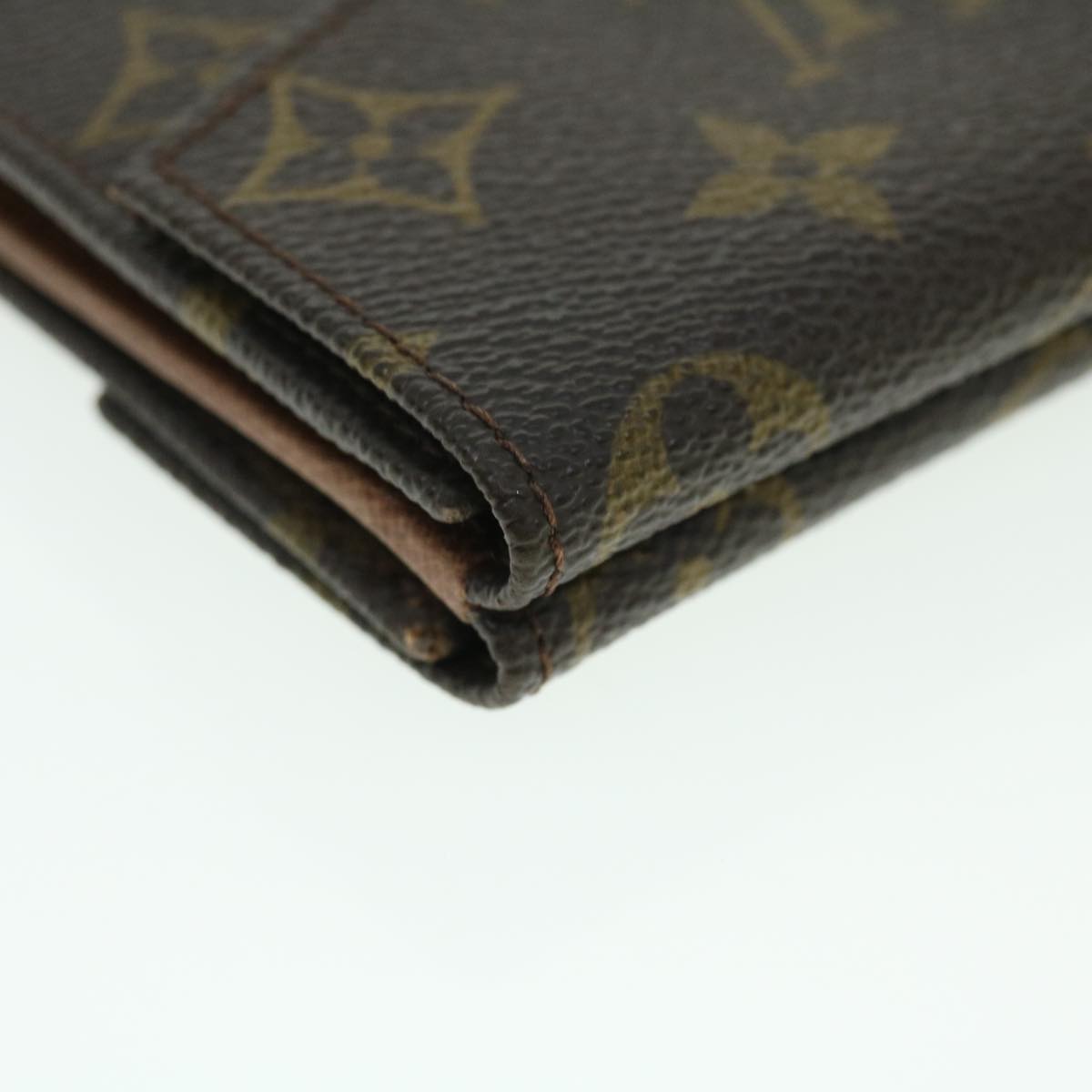 LOUIS VUITTON Monogram Porte Monnaie Bier Cartes Crdit Wallet M61652 Auth ep1325