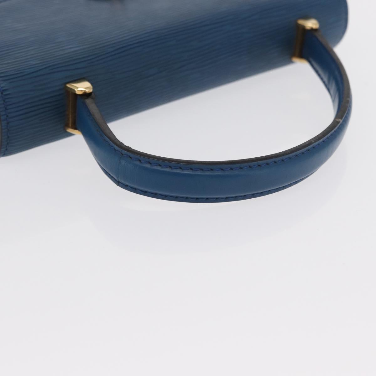 LOUIS VUITTON Epi Malesherbes Hand Bag Blue M52375 LV Auth ep13253