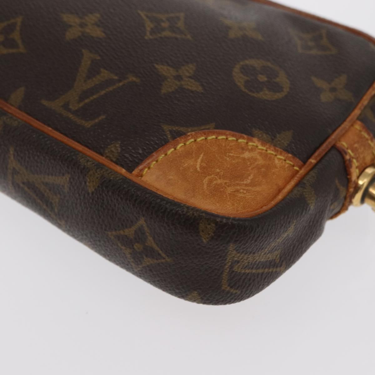 LOUIS VUITTON Monogram Marly Dragonne PM Clutch Bag M51827 LV Auth ep13256