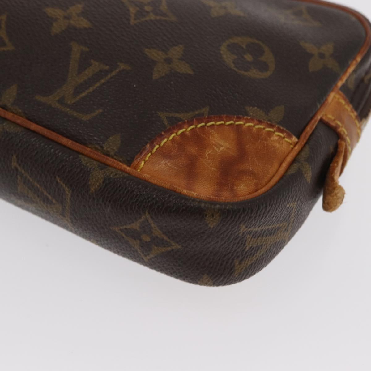LOUIS VUITTON Monogram Marly Dragonne PM Clutch Bag M51827 LV Auth ep13256