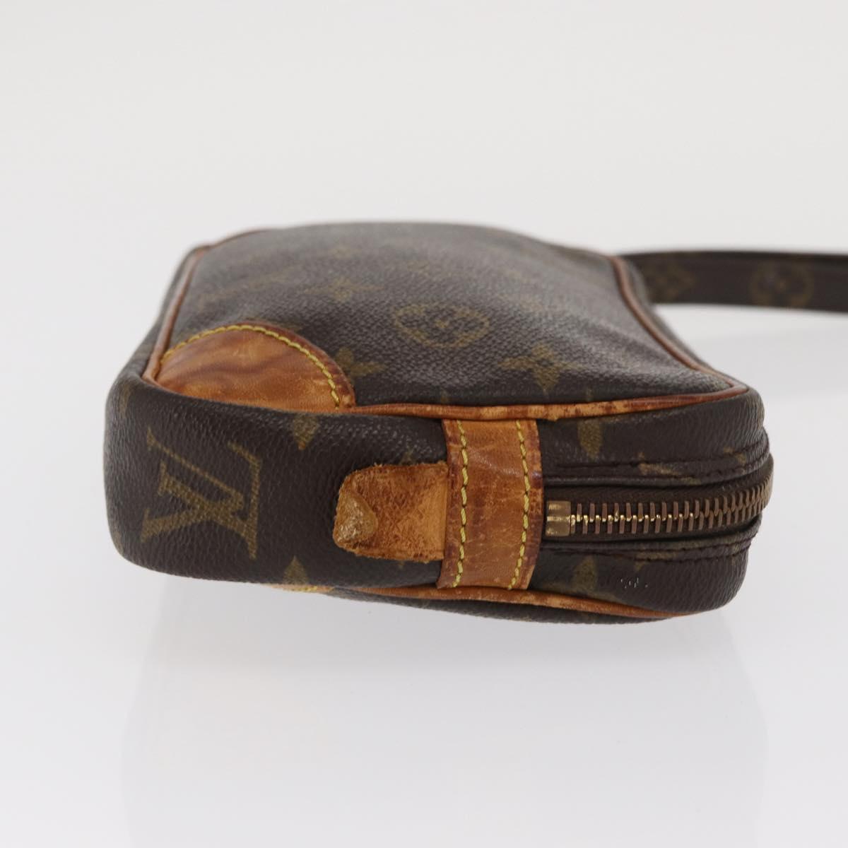 LOUIS VUITTON Monogram Marly Dragonne PM Clutch Bag M51827 LV Auth ep13256