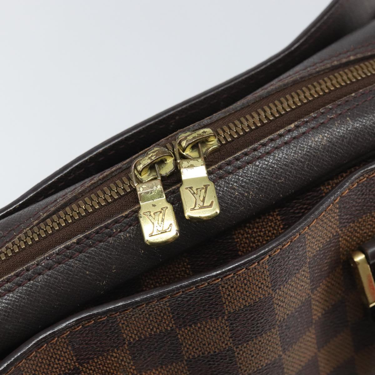 LOUIS VUITTON Damier Ebene Triana Hand Bag N51155 LV Auth ep13261