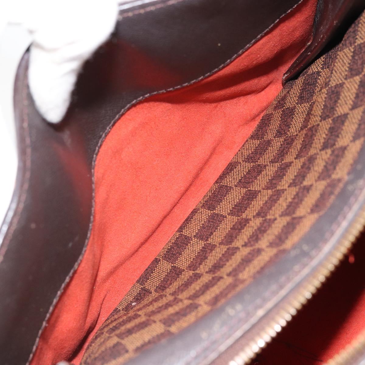 LOUIS VUITTON Damier Ebene Triana Hand Bag N51155 LV Auth ep13261