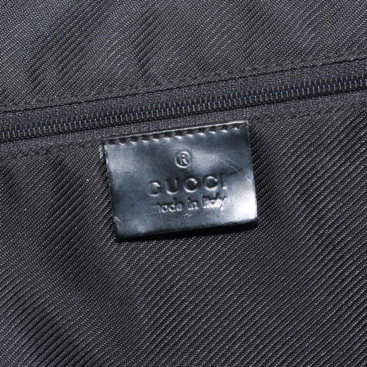 GUCCI GG Canvas Tote Bag Black Gold 002 1122 3444 Auth ep13276