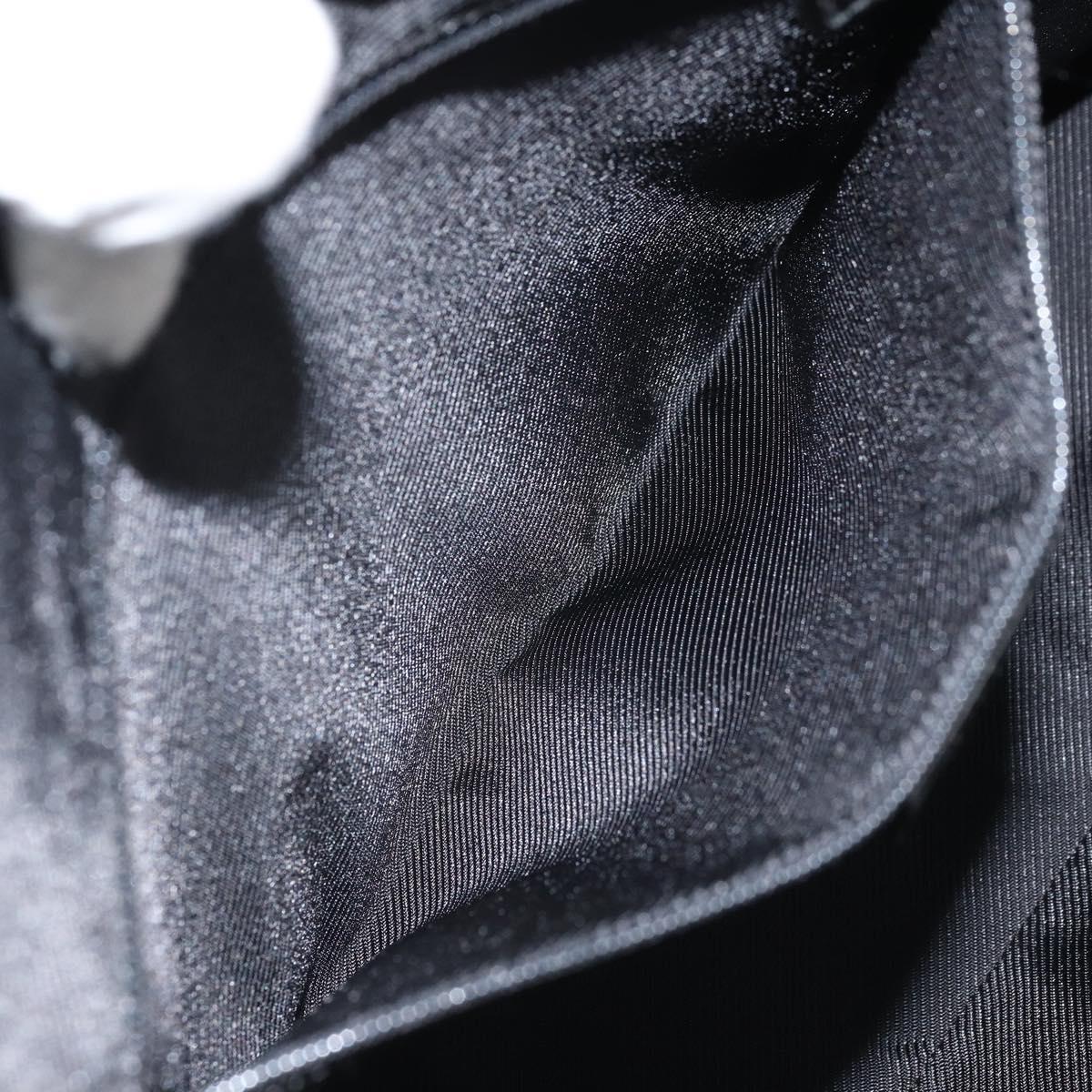 GUCCI GG Canvas Tote Bag Black Gold 002 1122 3444 Auth ep13276