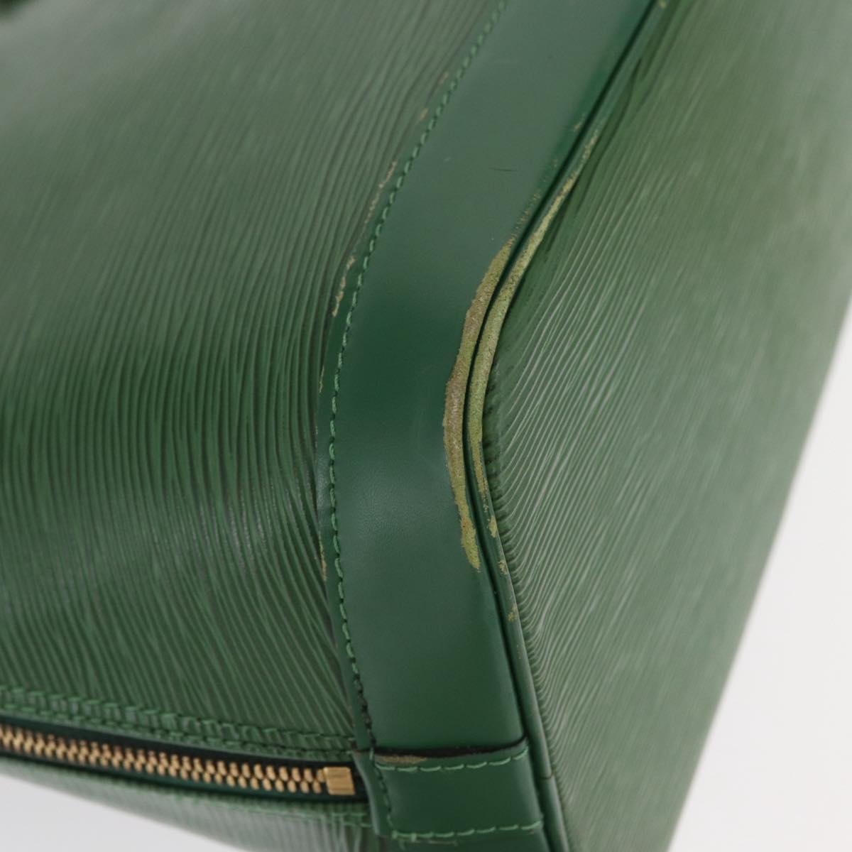 LOUIS VUITTON Epi Alma Hand Bag Borneo Green M52144 LV Auth ep13290
