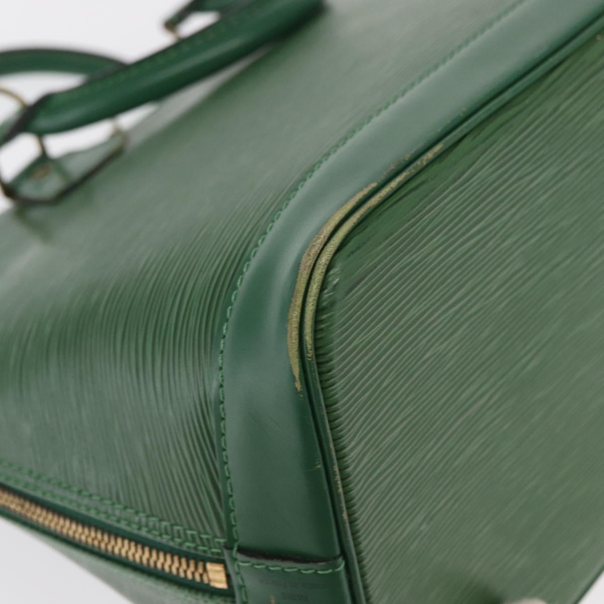 LOUIS VUITTON Epi Alma Hand Bag Borneo Green M52144 LV Auth ep13290