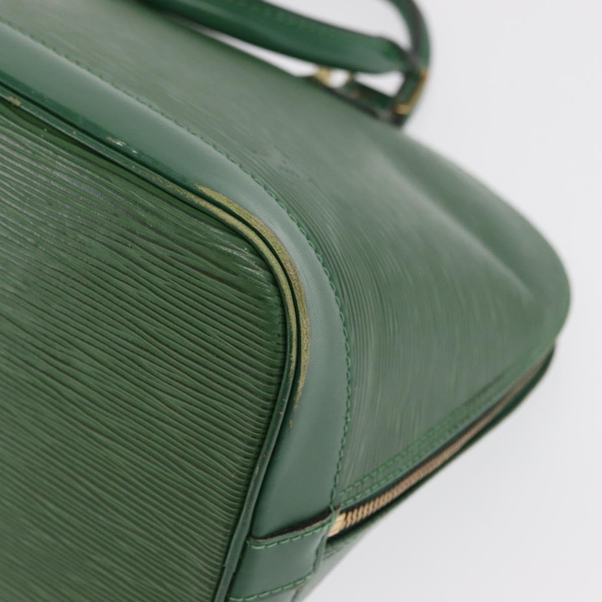 LOUIS VUITTON Epi Alma Hand Bag Borneo Green M52144 LV Auth ep13290