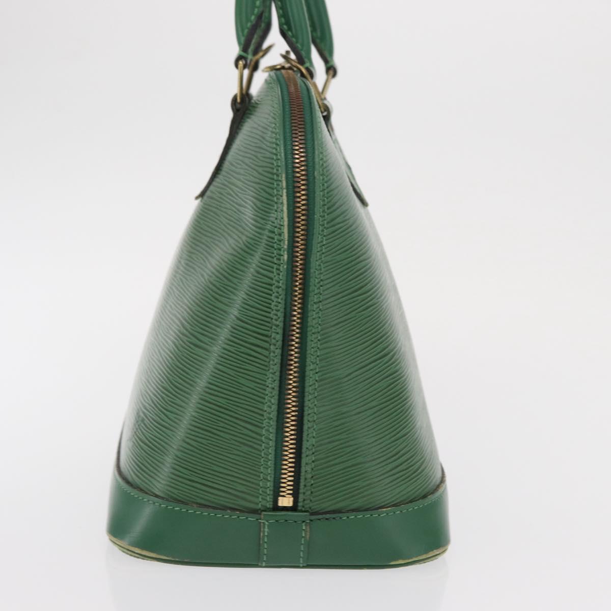 LOUIS VUITTON Epi Alma Hand Bag Borneo Green M52144 LV Auth ep13290
