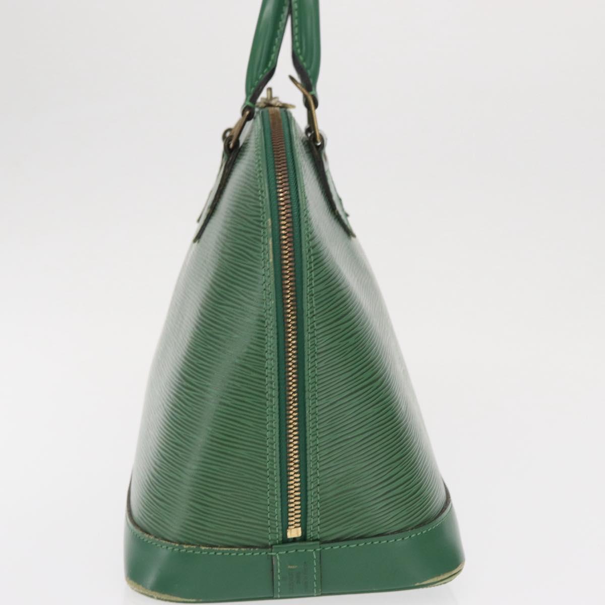 LOUIS VUITTON Epi Alma Hand Bag Borneo Green M52144 LV Auth ep13290