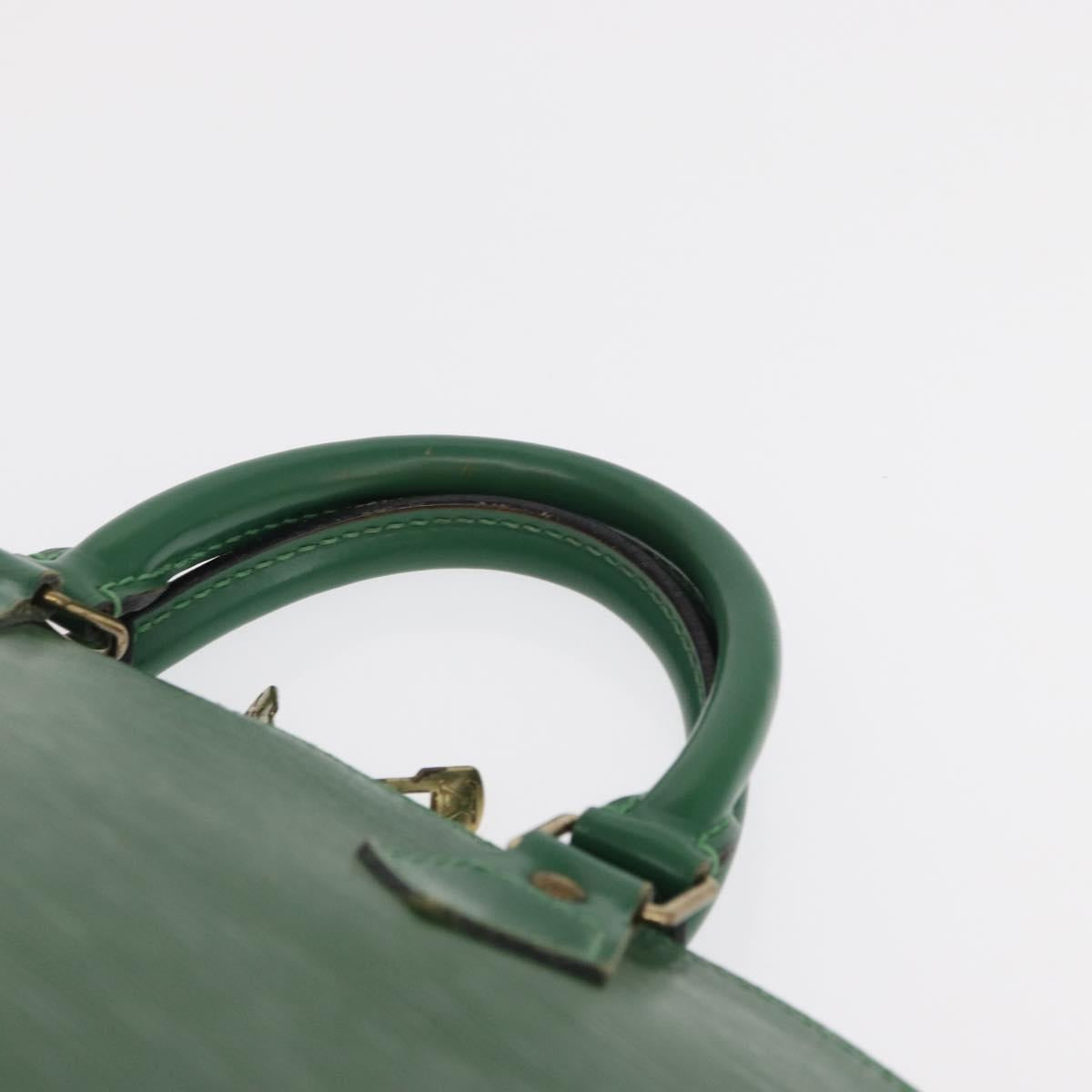 LOUIS VUITTON Epi Alma Hand Bag Borneo Green M52144 LV Auth ep13290