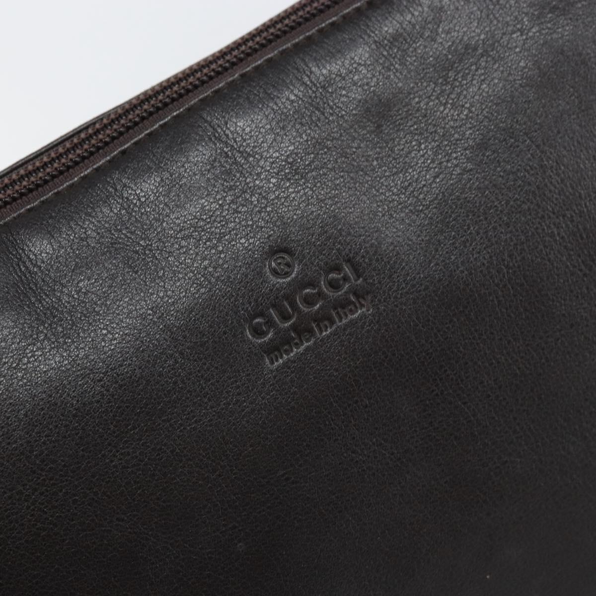 GUCCI GG Canvas Shoulder Bag Black Silver 001 1206 Auth ep13300
