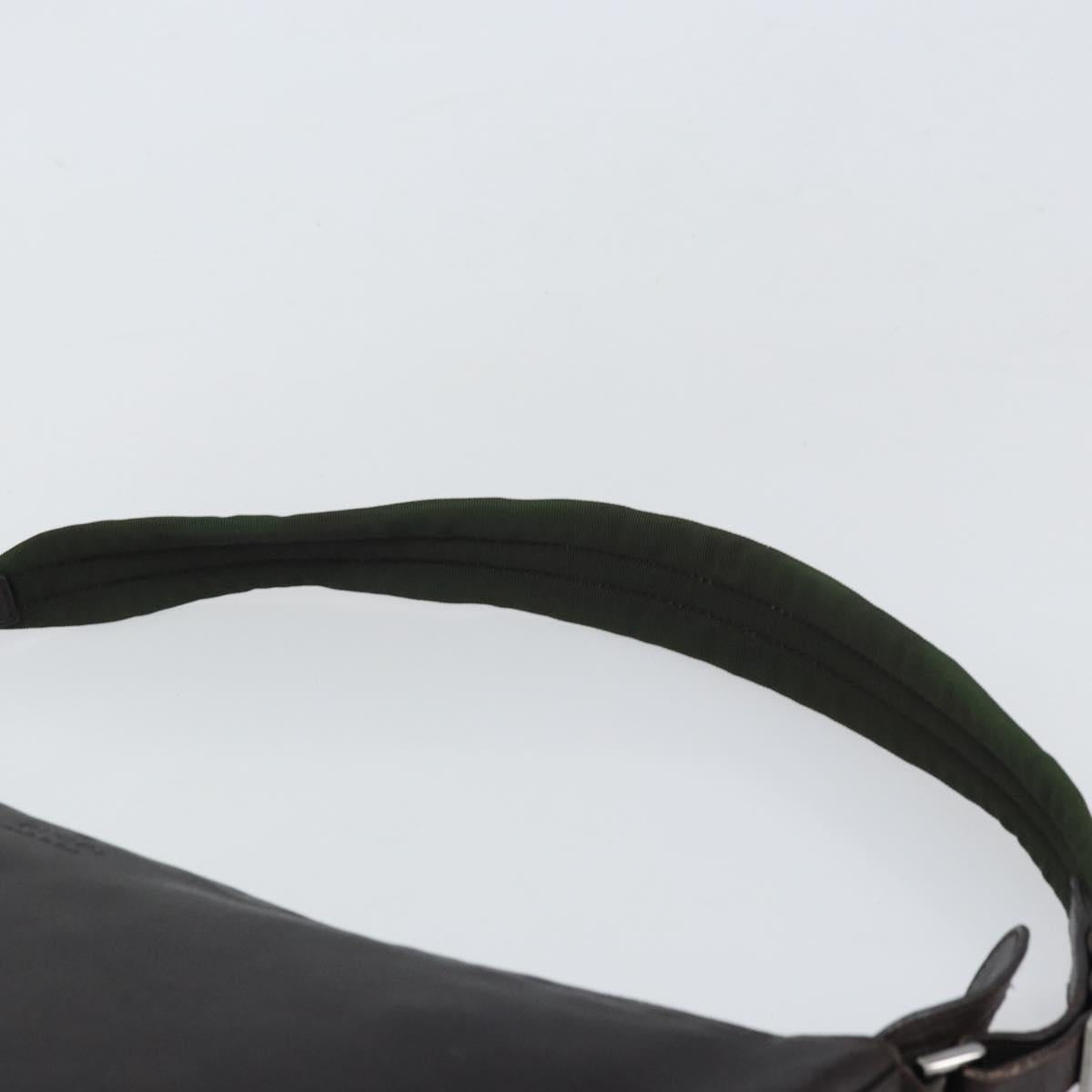 GUCCI GG Canvas Shoulder Bag Black Silver 001 1206 Auth ep13300