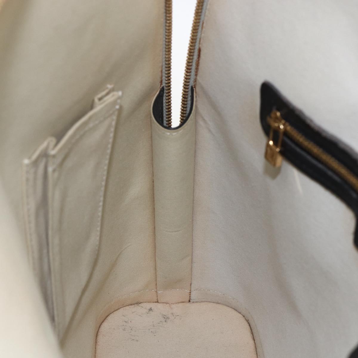LOUIS VUITTON Monogram Mini Alma Haut Hand Bag Blue M92202 LV Auth ep13315A
