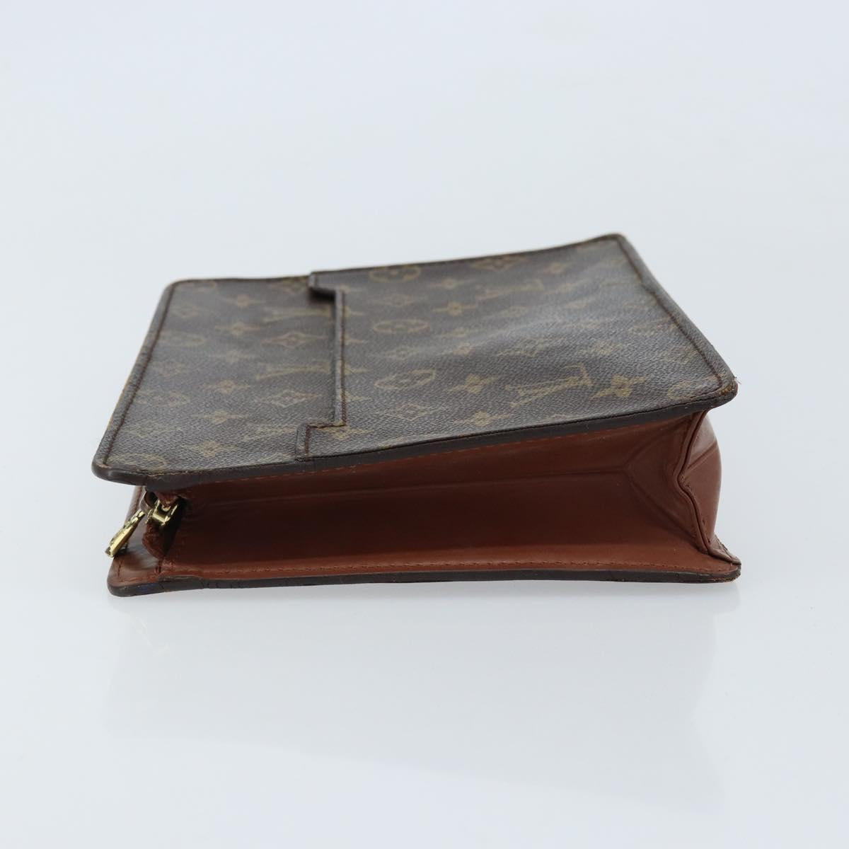 LOUIS VUITTON Monogram Pochette Homme Clutch Bag M51795 LV Auth ep13320