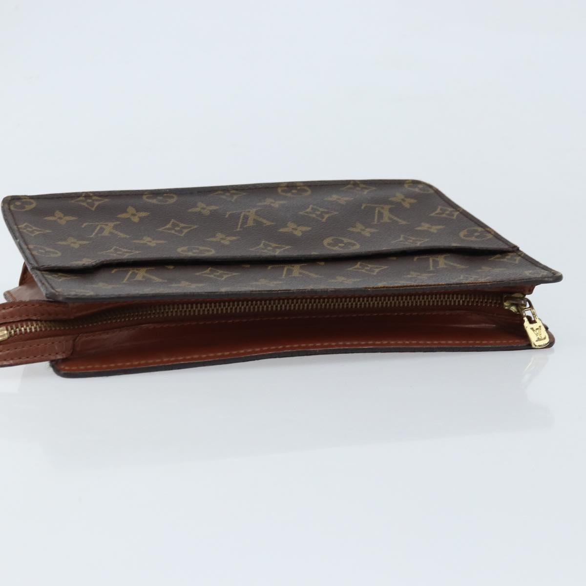 LOUIS VUITTON Monogram Pochette Homme Clutch Bag M51795 LV Auth ep13320