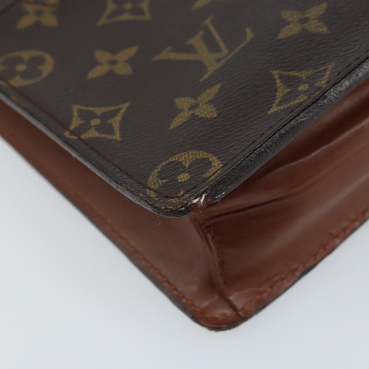LOUIS VUITTON Monogram Pochette Homme Clutch Bag M51795 LV Auth ep13320