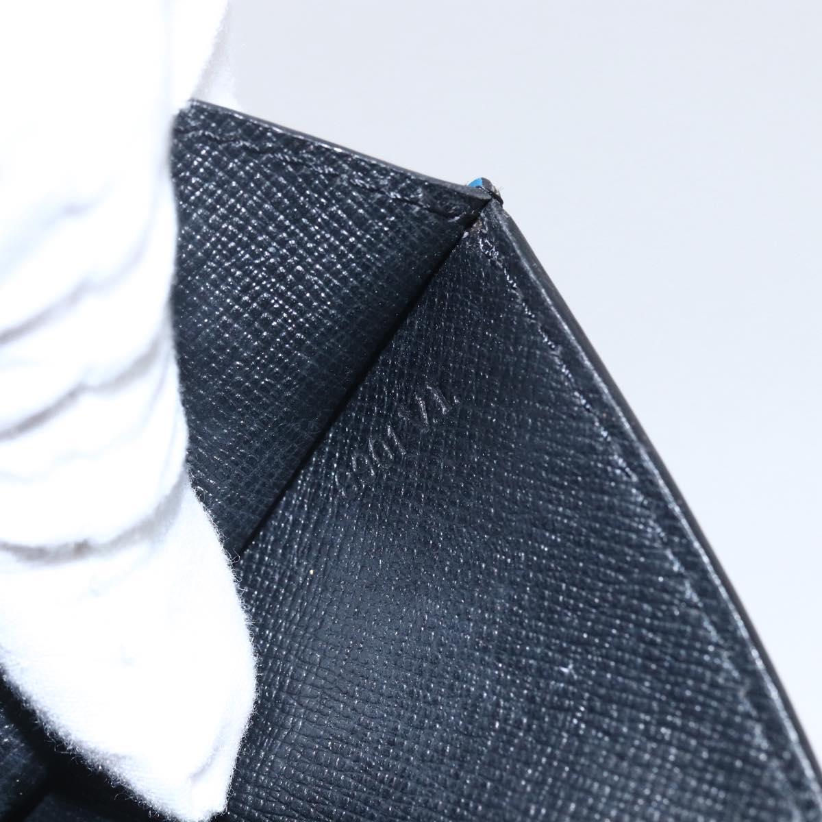 LOUIS VUITTON Epi Montaigne 27 Clutch Bag Blue M52655 LV Auth ep13321