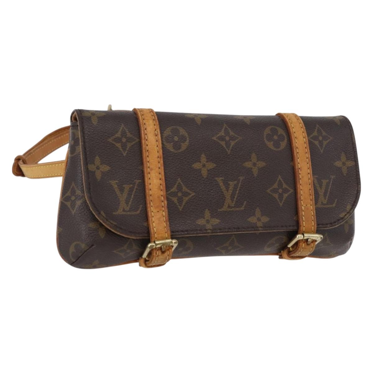 LOUIS VUITTON Monogram Pochette Marrell Waist bag M51159 LV Auth ep13325