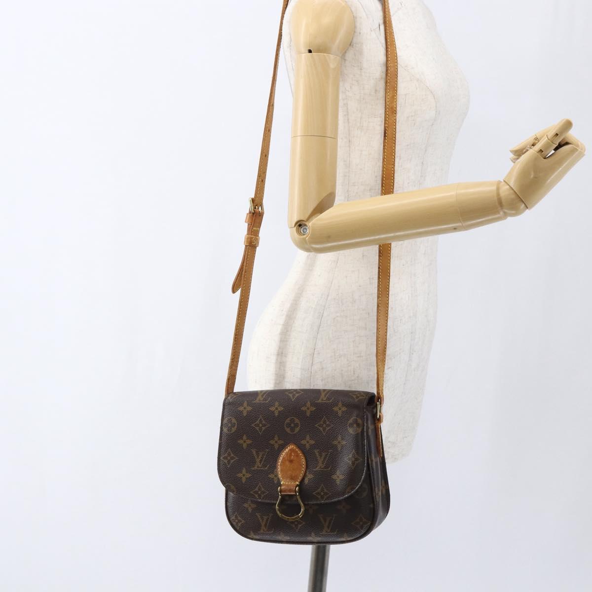 LOUIS VUITTON Monogram Saint Cloud MM Shoulder Bag M51243 LV Auth ep13328