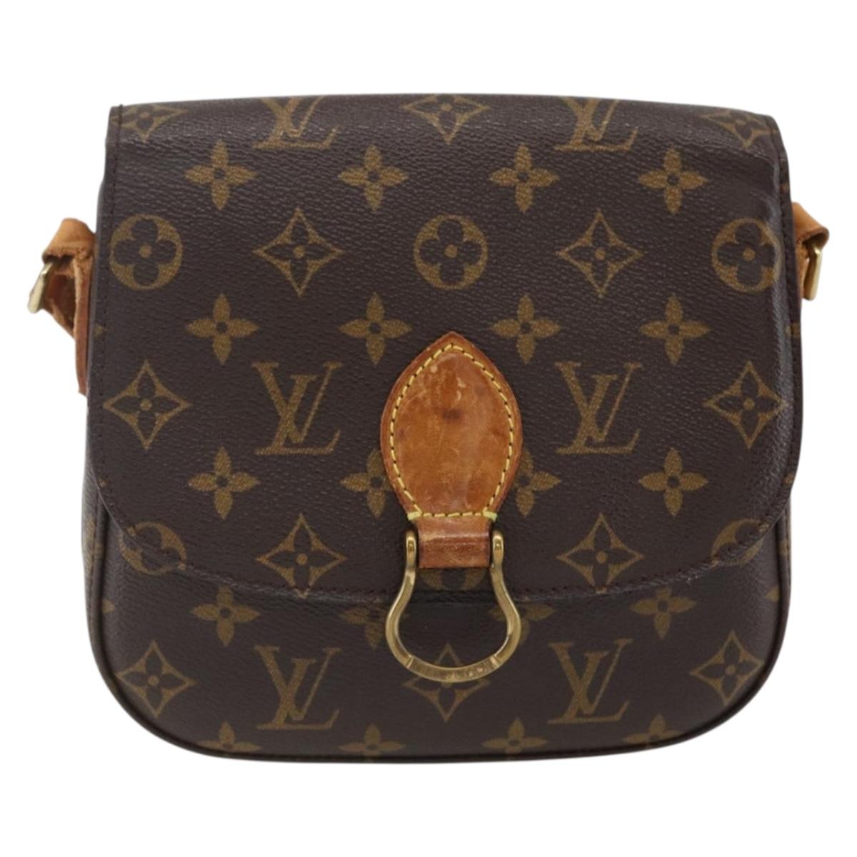 LOUIS VUITTON Monogram Saint Cloud MM Shoulder Bag M51243 LV Auth ep13328