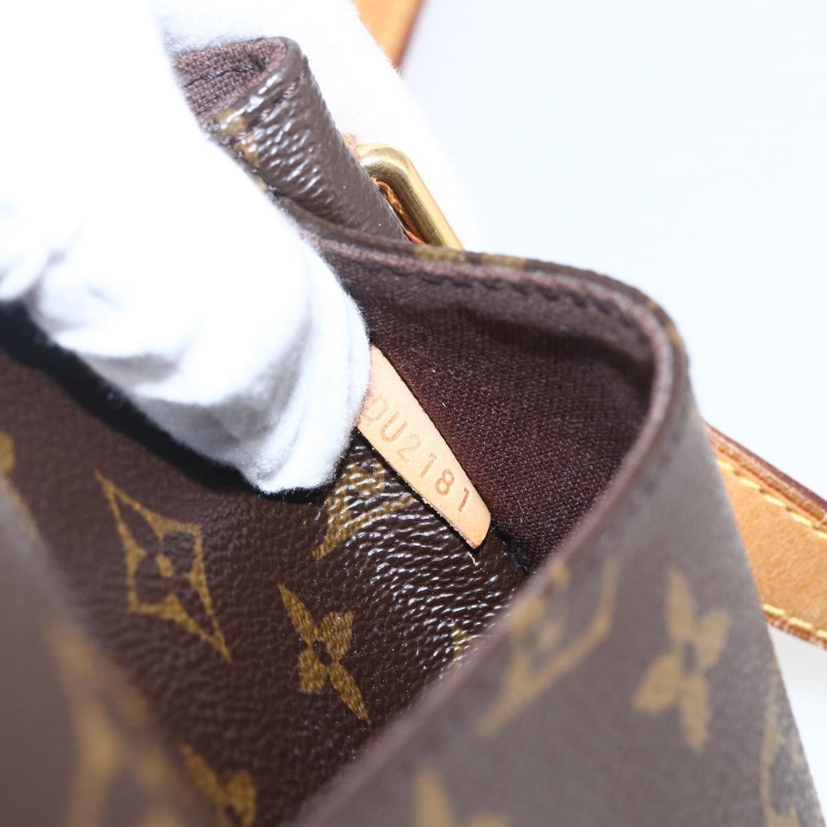 LOUIS VUITTON Monogram Menilmontant PM Shoulder Bag M40474 LV Auth ep13331