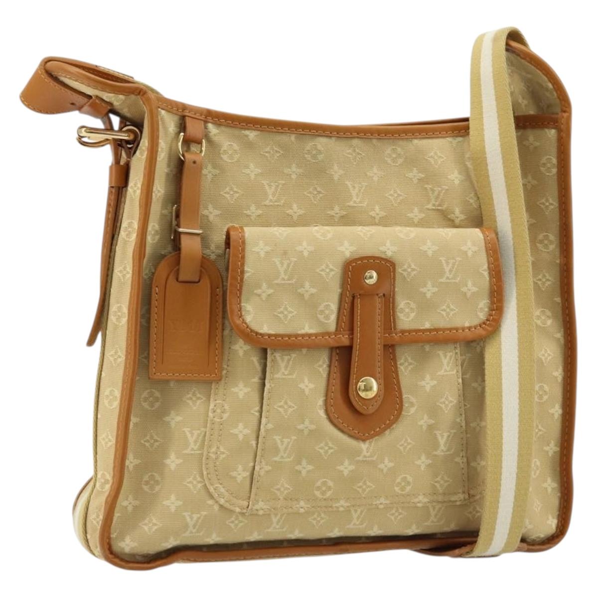 LOUIS VUITTON Monogram Mini Buzas Marie Kate Bag Beige M92323 LV Auth ep13336