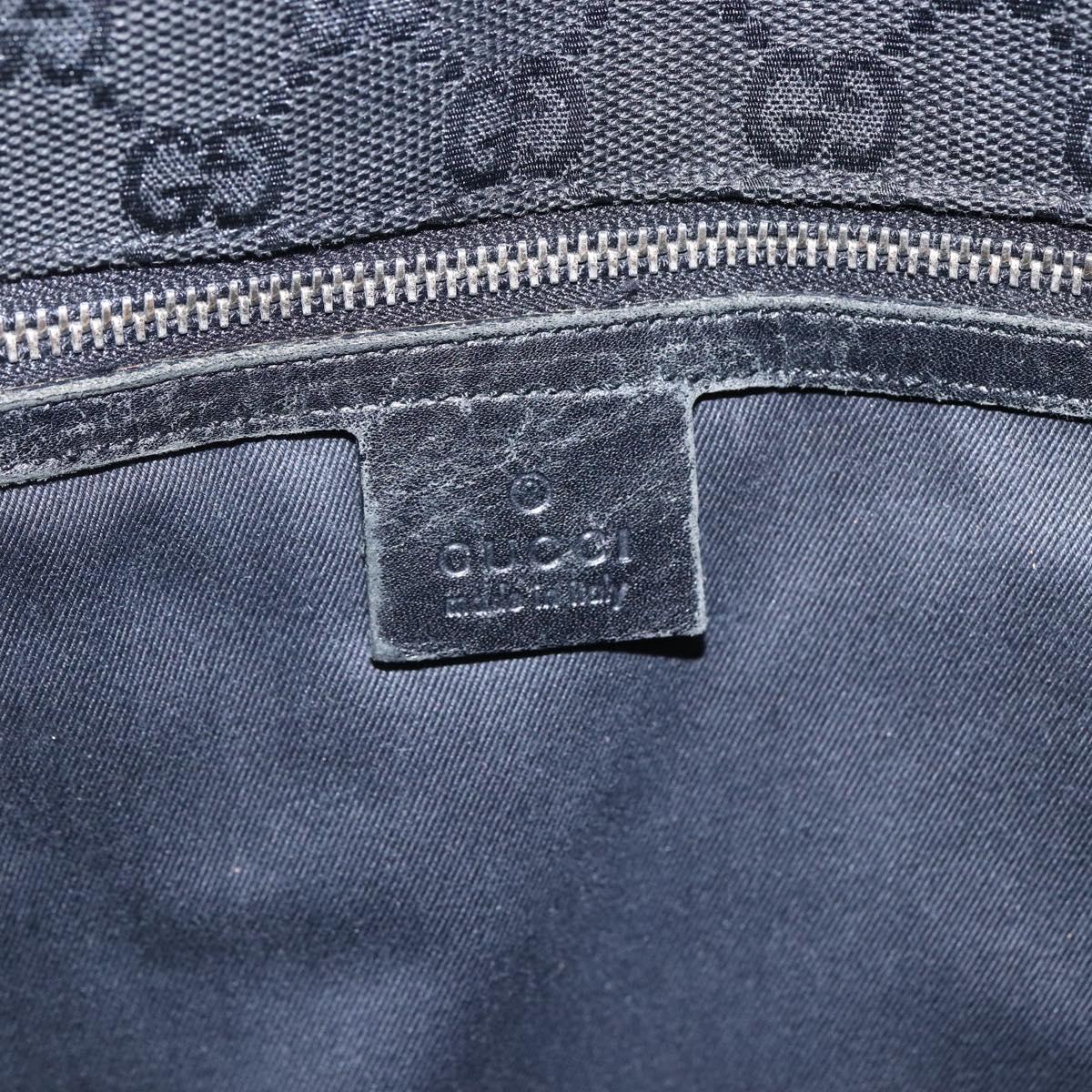 GUCCI GG Canvas Tote Bag Black 109140 Auth ep13339
