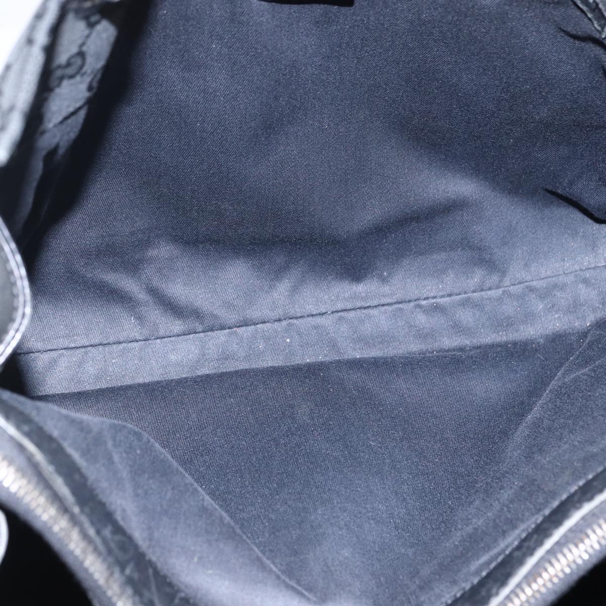 GUCCI GG Canvas Tote Bag Black 109140 Auth ep13339